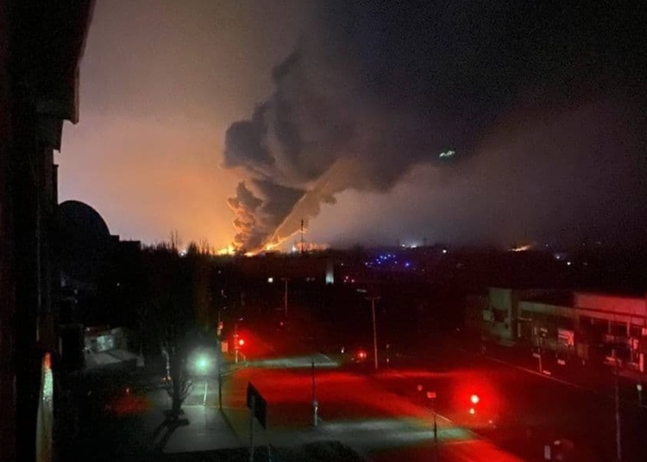 ხარკოვში, საოლქო ადმინისტრაციის შენობასთან რაკეტა აფეთქდა
