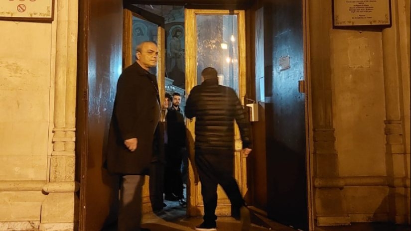 აქციის მონაწილეებისთვის ქაშვეთის ეკლესის კარი გაიღო