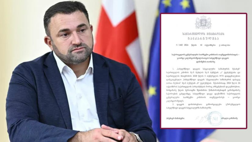 კობახიძემ ცესკოს თავმჯდომარეს სახელმწიფო დაცვა დაუნიშნა