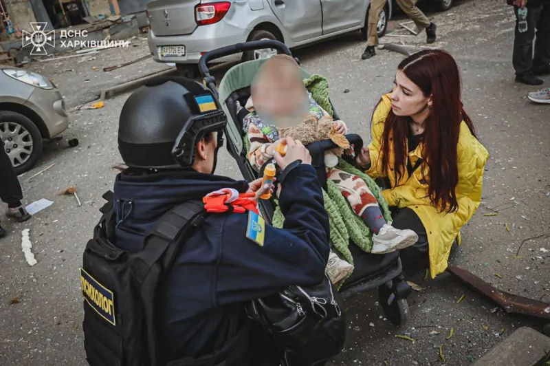 წითელ პარასკევს რუსებმა ხარკოვი ბალისტიკური რაკეტებით დაბომბეს
